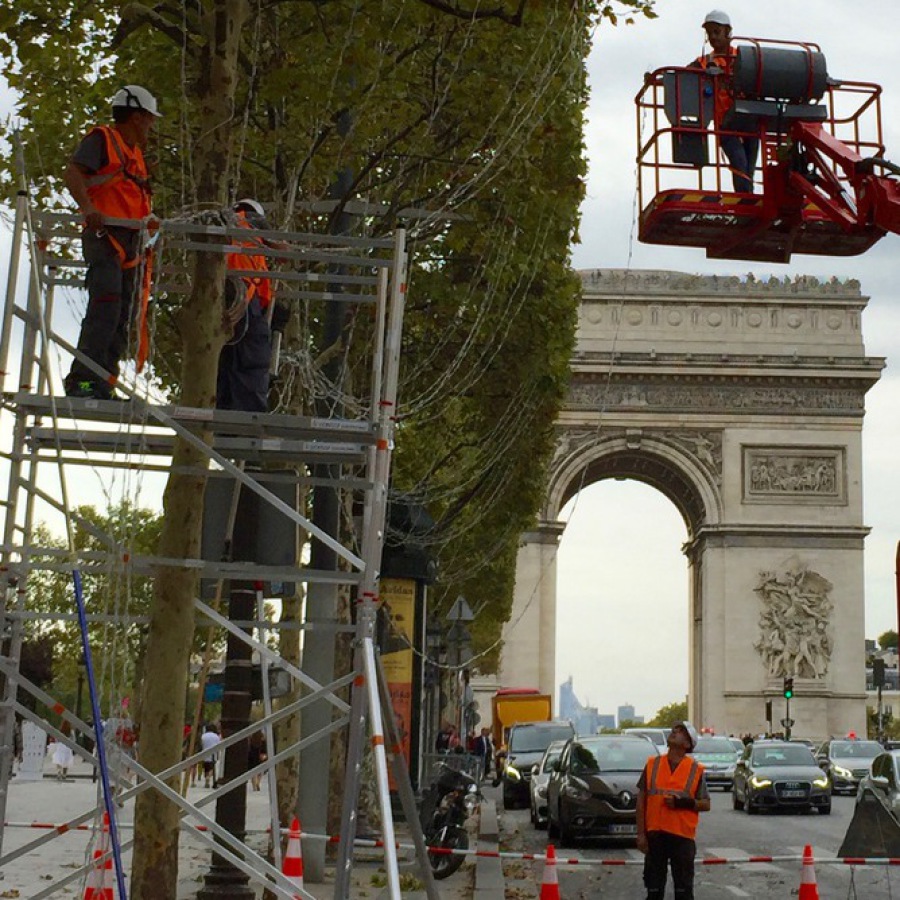Avenue des Champs-Elysées, Octobre 2018
